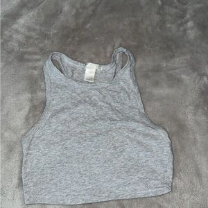 Bozzolo Gray Crop Top